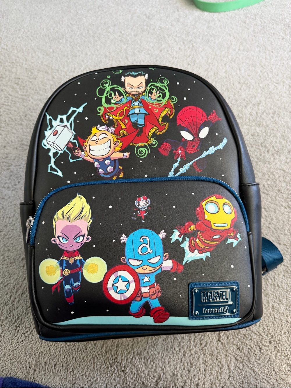 Marvel Chibi Group Loungefly Mini Backpack